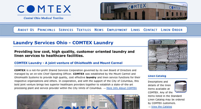 Website + SEO: Comtex Laundry Inc.